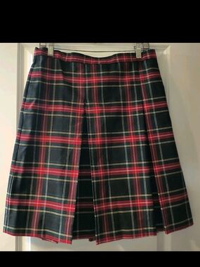 NWT Becky Thatcher Elderwear Plaid School Uniform Skirt Girls 16.5 Half Size